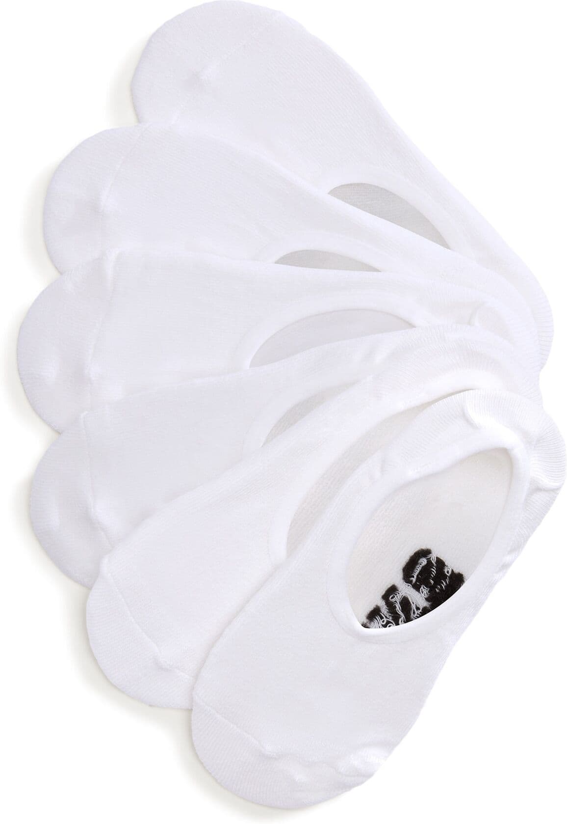 Vans Calcetines de hombre Classic No Show .  (M) Blanco