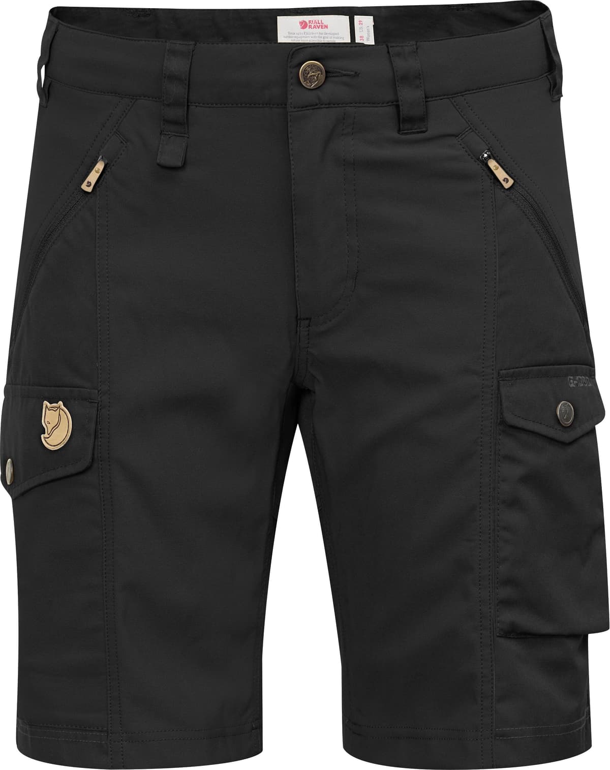 Fjällräven Women's Nikka Shorts Curved Black 34 Regular