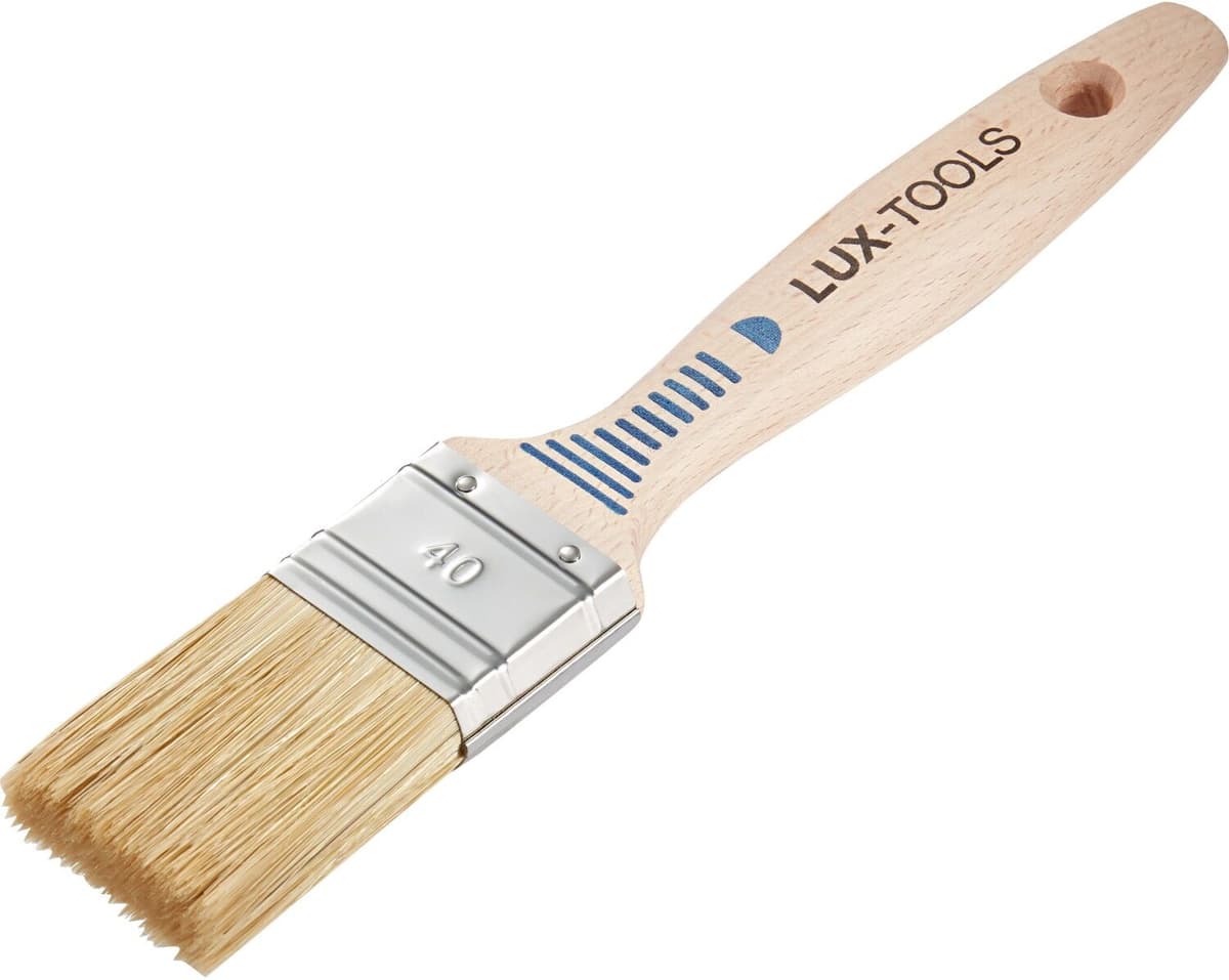 - Pennello piatto LUXTOOLS per pittura a dispersione 40x9 mm
