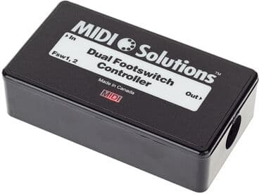 MIDI Solutions Dual Footswitch Controller