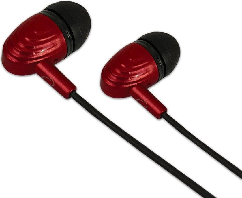 Esperanza hoofdtelefoon met microfoon model EH193 zwart-rood