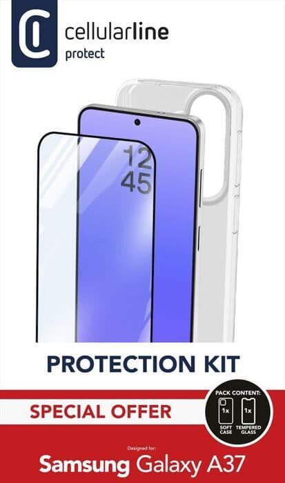 Cellular Line Cover Protection Kit Per Galaxy A37-trasparente