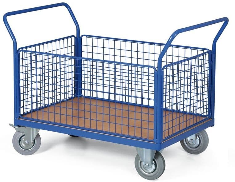 B2B Partner Wózek platformowy osiatkowany, 1000x700 mm, 300 kg