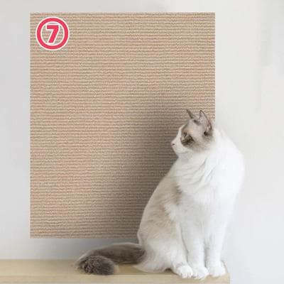 Uplift Picks Anti Scratch Cat Scratching Mat Self Adhesive Trimmable Furniture And Sofa Protector For Cats khaki 50x200 Cm