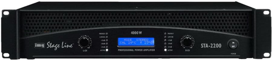 IMG STAGELINE STA-2200 Amplificateur stéréo professionnel - Amplificateurs de puissance bicanaux