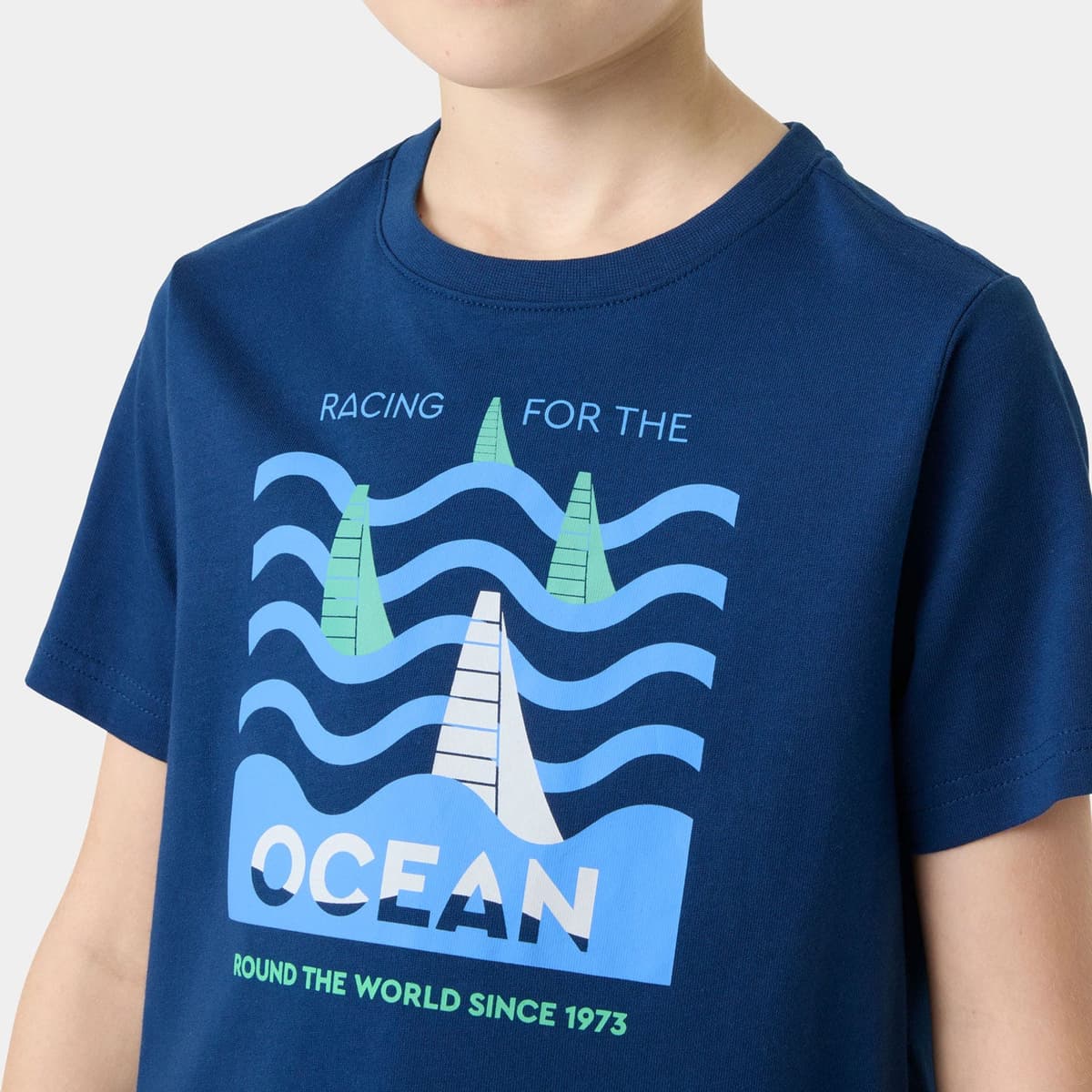 Helly Hansen Juniors' The Ocean Race T-shirt - Blue - 8