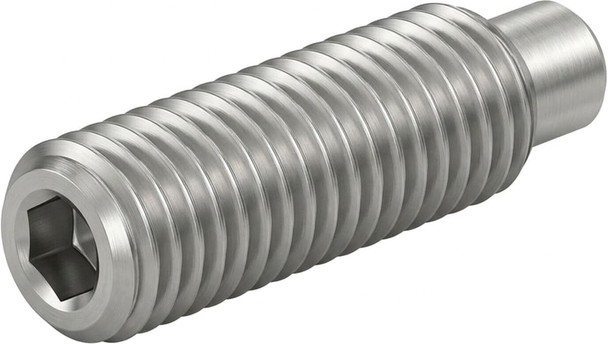DIN 915/ISO 4028 Gewindestift M 4 x 6 A 4 ; IQS (54091546)