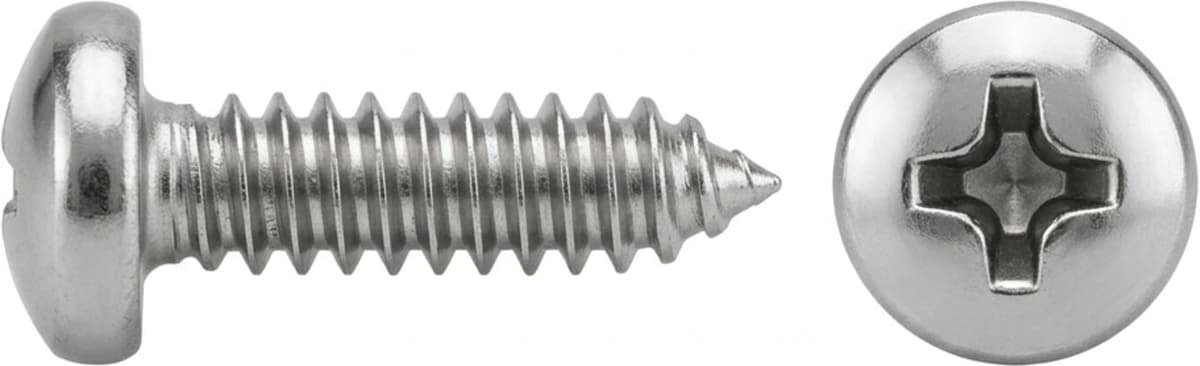 DIN 7981-C/ISO 7049 Form C Linsenkopf-Blechschraube VG 4,2x9,5 Edelstahl A4 blank PH ; Industrial Quality Supplies (079819440042009)