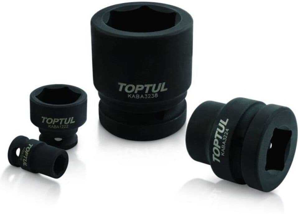 Schlag-Stecknuss TOPTUL 1/2 zoll 22 mm 6-Kant