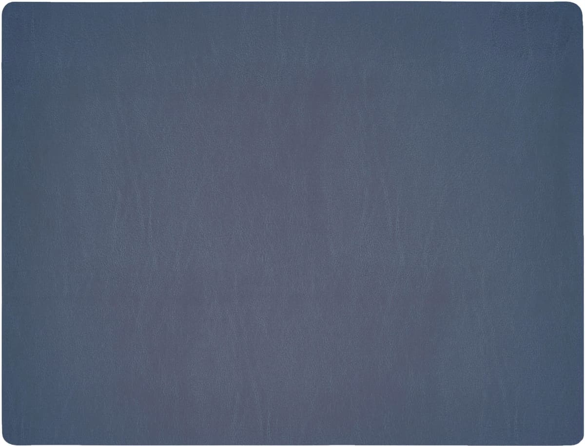Platzset STUCO "Kaja", blau, B:32cm L:42cm, Obermaterial: 82% PVC, 18% Polyester, Platzsets, Platzset blau B/L: 32cm x 42cm, 2 Stk., Polyester Polyvinylchlorid, rechteckig