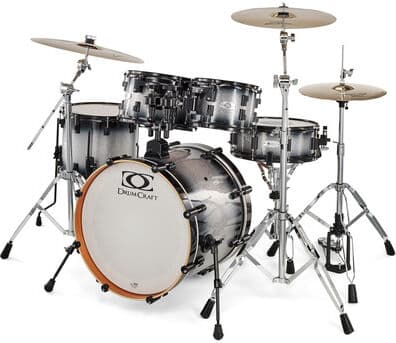 DrumCraft Series 4 Studio Bundle PBS Platinum Burst Sparkle