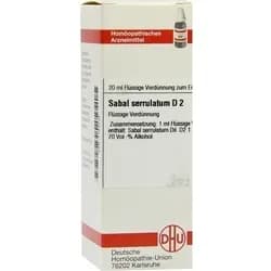 SABAL SERRULATUM D 2 Dilution 20 ml