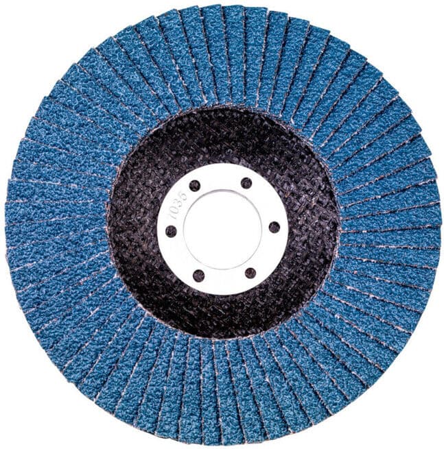 Metabo Plateau abrasif à lamelles 115 mm P 80, corindon de zirconium