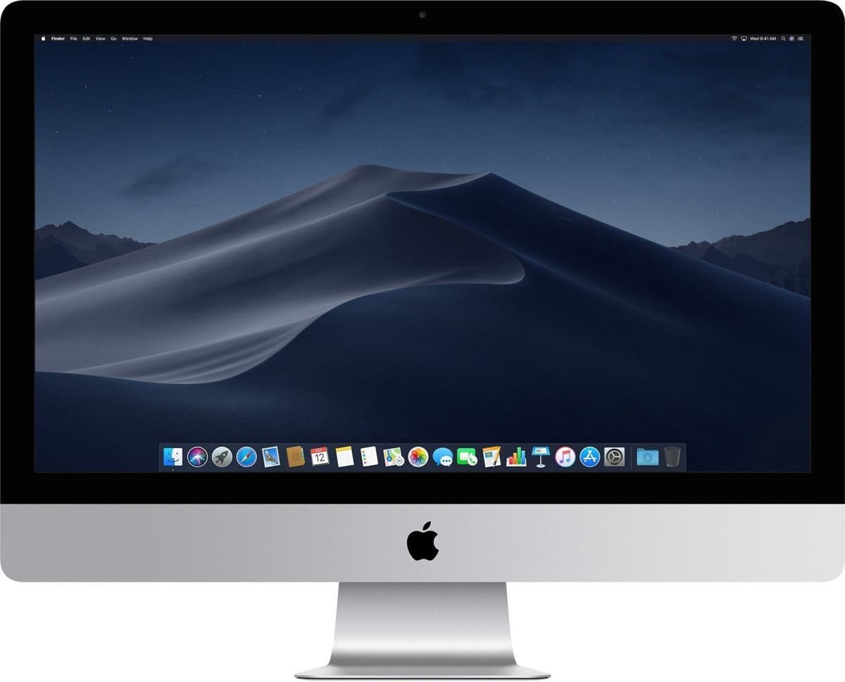 Apple iMac 5K 2019   27"   i5-8600   16 GB   256 GB SSD   575X   accesorios compatibles   US - Refurbished