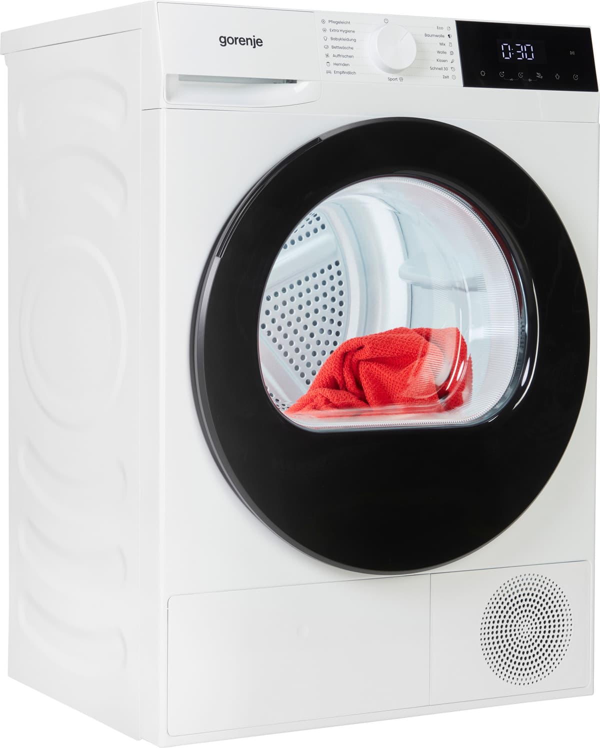 Gorenje Wärmepumpentrockner "WaveDG2P8D", Energieeffizienz: D, weiß, B:59,5cm H:84,5cm T:51cm, Trockner, Knitterschutz, EasyClean Filter, SensorDry, Wärmepumpentrockner, Topseller