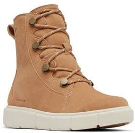 Columbia Sportswear Sorel Explorer III Joan WP Womens, Tawny Buff / Chalk