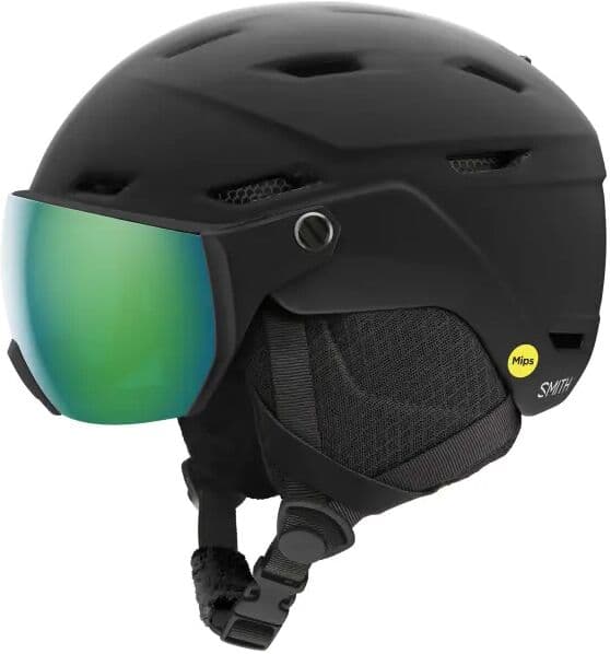 Skihelm Smith Survey MIPS Visor Junior (M - Green Mirror)