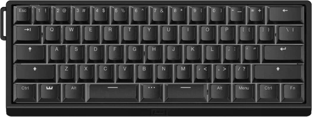Wooting 60he V2 Tastatur - Ansi Split Spacebar