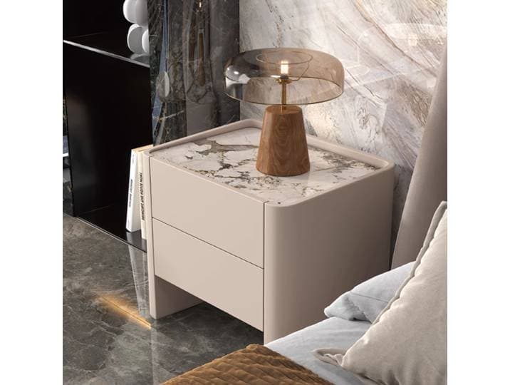Table De chevet moderne minimaliste, Design De luxe esthétique, Tables De chevet tendance, Glamour italien, meubles De chambre à coucher
