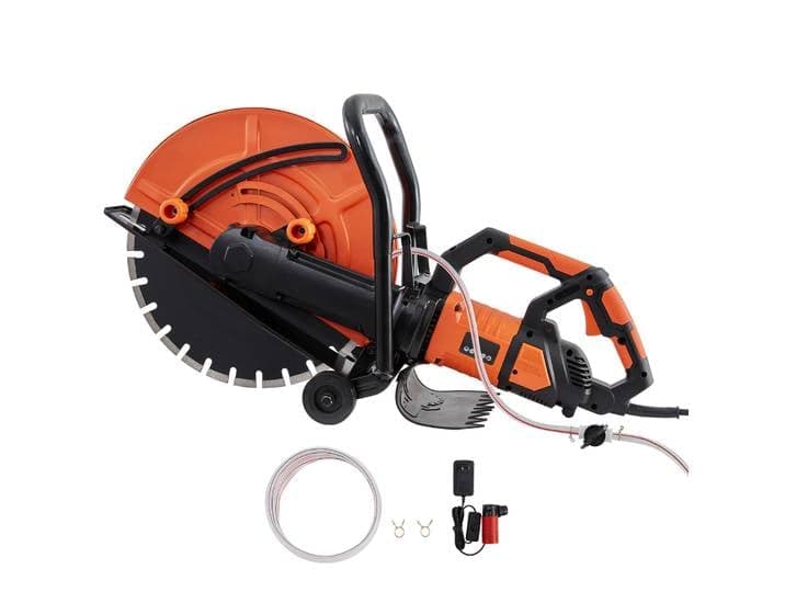 SucceBuy Scie à béton électrique 16 en coupe circulaire à moteur de 3200 W avec Max. Lame de pompe à profondeur de coupe réglable de 6 pouces pour brique