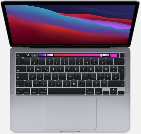 Apple MacBook Pro 2020 M1   13.3"   16 GB   512 GB SSD   gwiezdna szarość   Międzynarodowy English - Refurbished
