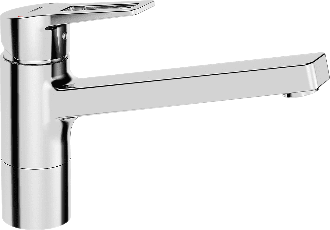 Hansatwist cuisine match0 Hansatwist chrome, bec orientable, poignée en arc