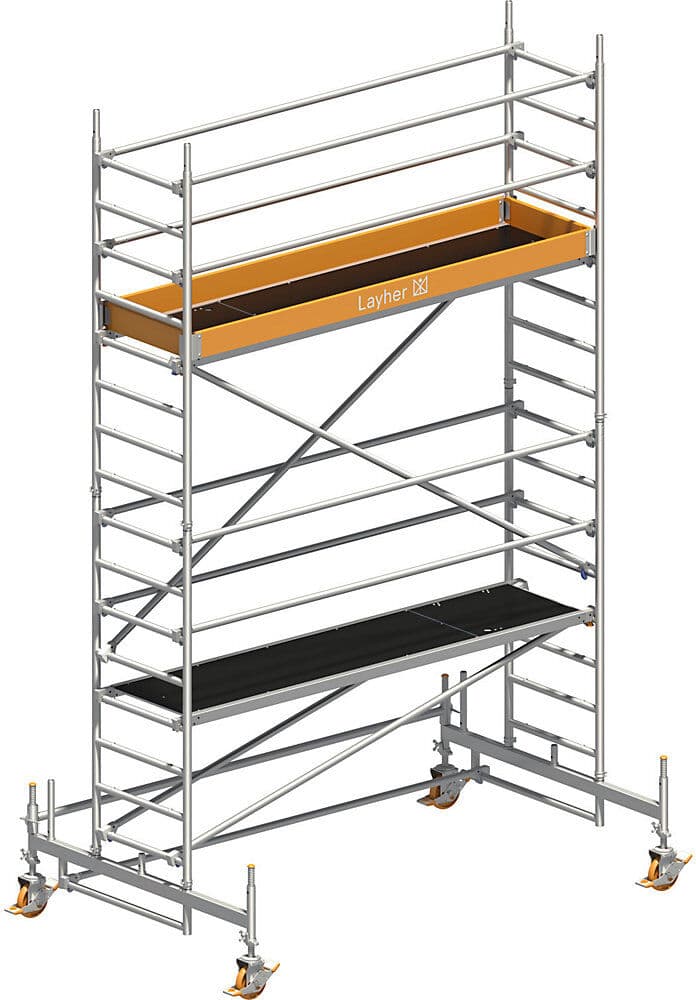 Universal-Fahrgerüst, Standard-Ausführung, Gerüsthöhe 4,58 m Layher