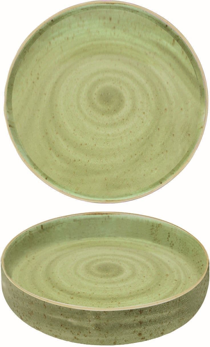 Sango Hospitality Piatto Fondo Bordo Alto 20 x 4,2 cm Meadow Green Kaden