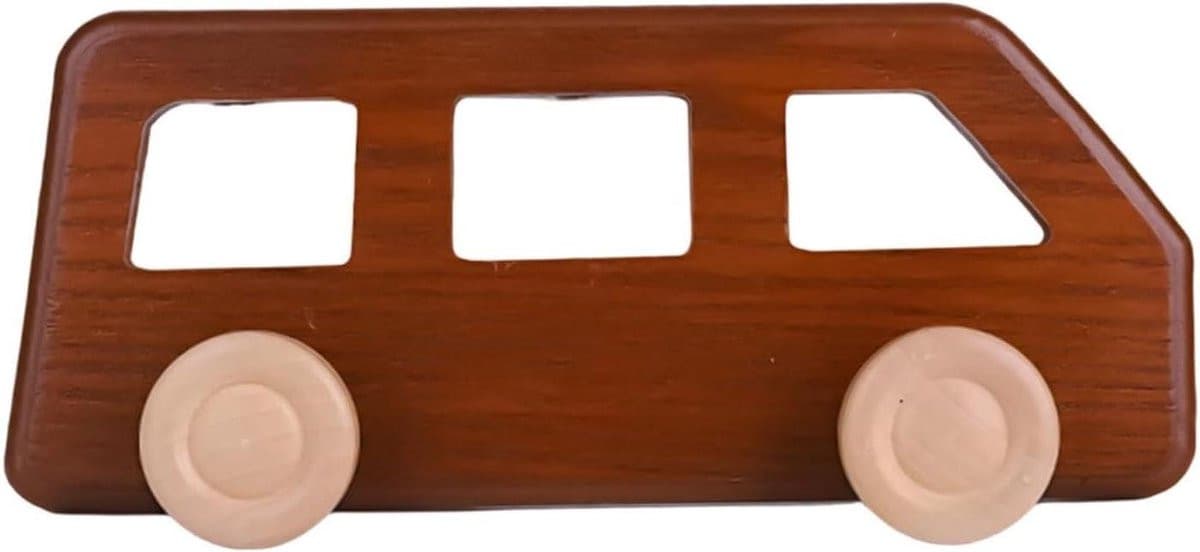 Robuuste houten kapstok wandhanger voor de kinderkamer, hal of badkamer B/D/H: 115 x 27 x 68 cm