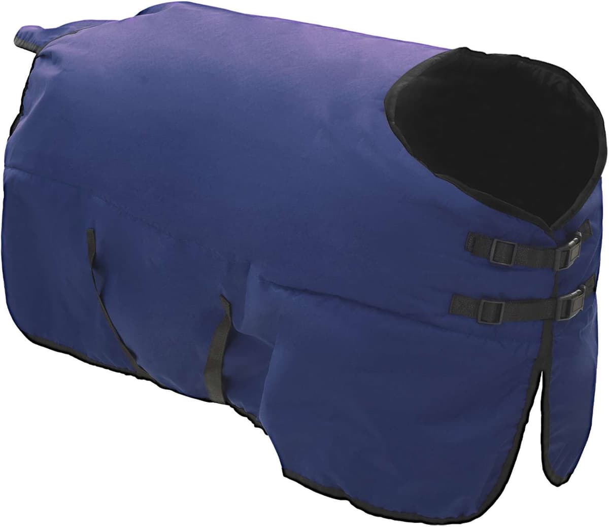 vidaXL Couverture Équine Bleu marine 135 cm Polyester