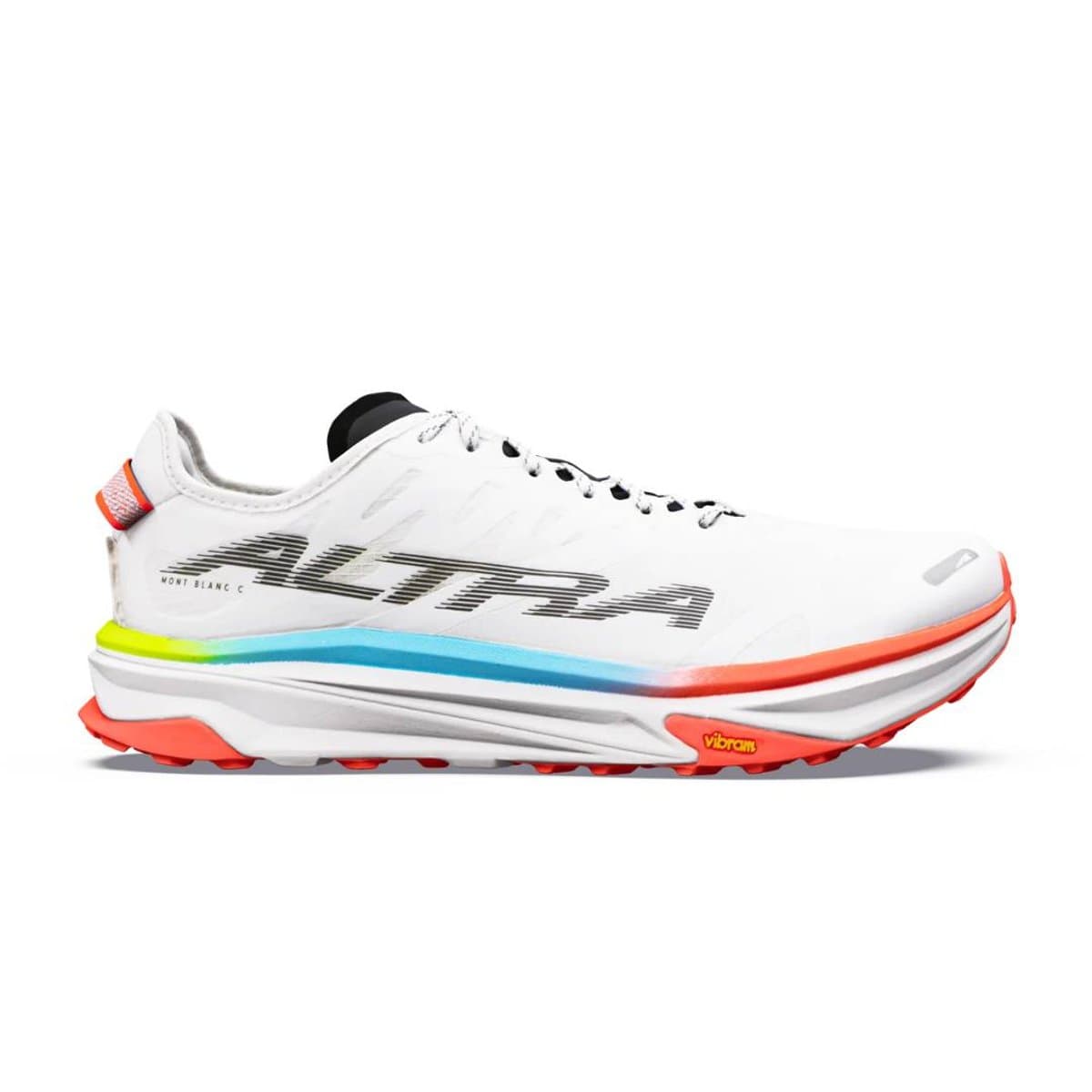 Tênis Altra Mont Blanc Carbon Branco Laranja AW26, Tamanho 44,5 - EUR Homem