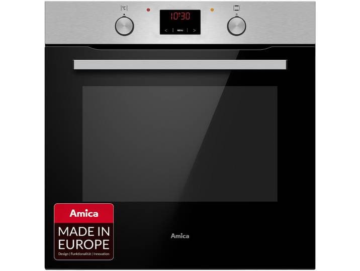 AMICA Backofen, Energieeffizienz: A, schwarz, B:59,5cm H:59,5cm T:57,5cm, Backöfen, Großer Garraum, klare Sicht und einfache Reinigung für ruhiges Backen, Backofen