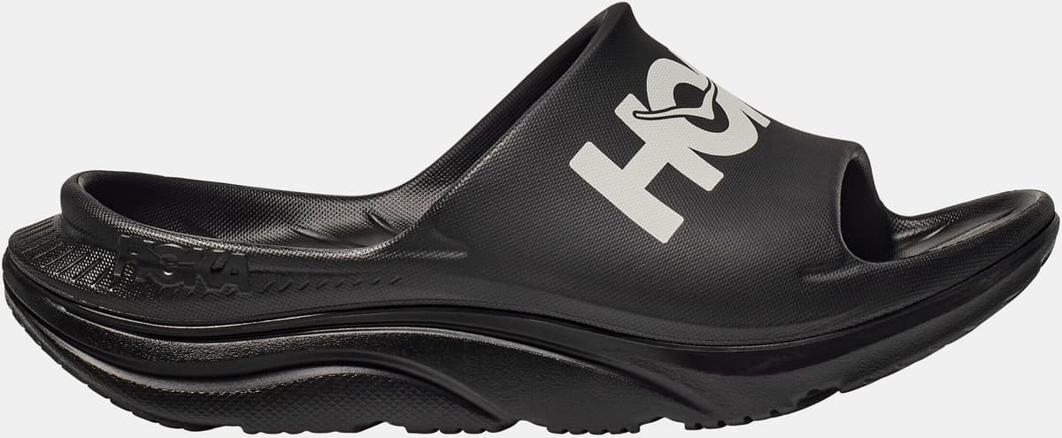 HOKA Sandalias de running unisex ORA ATHLETIC SLIDE .  (37 y 1/3) Negro / Blanco