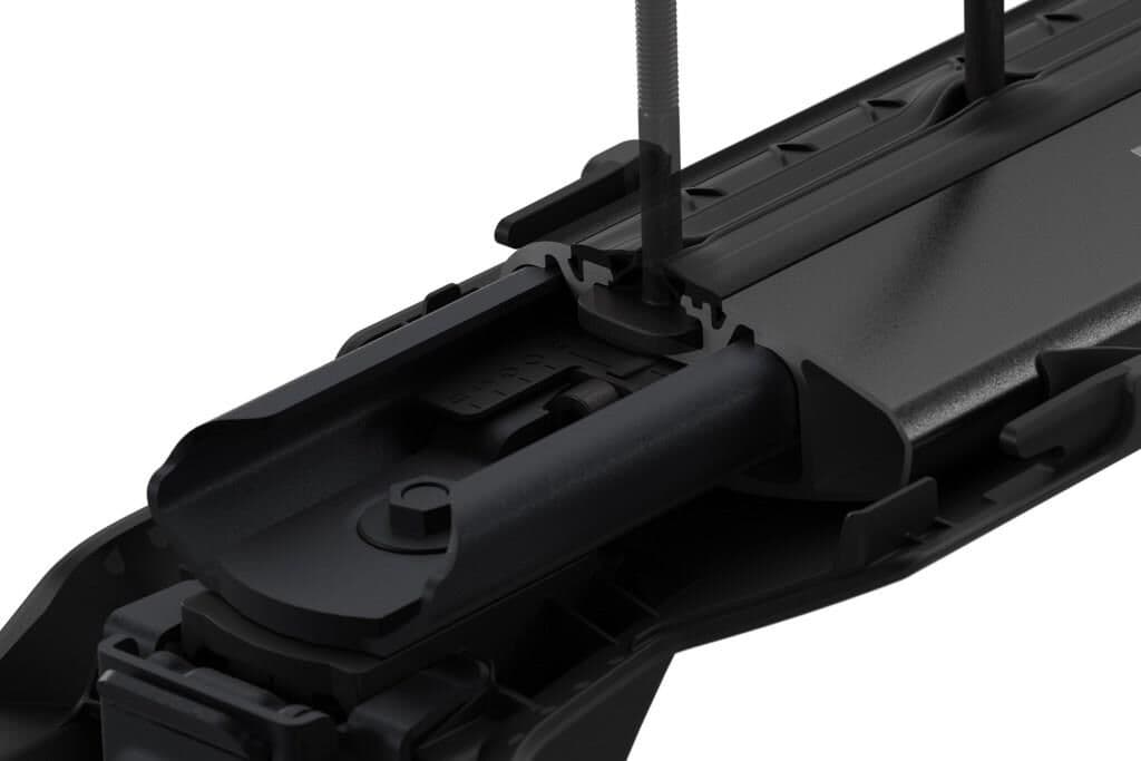 Tetőcsomagtartó Volkswagen Multivan (T-Track) 2003-2015, Thule Edge black, fixpontos
