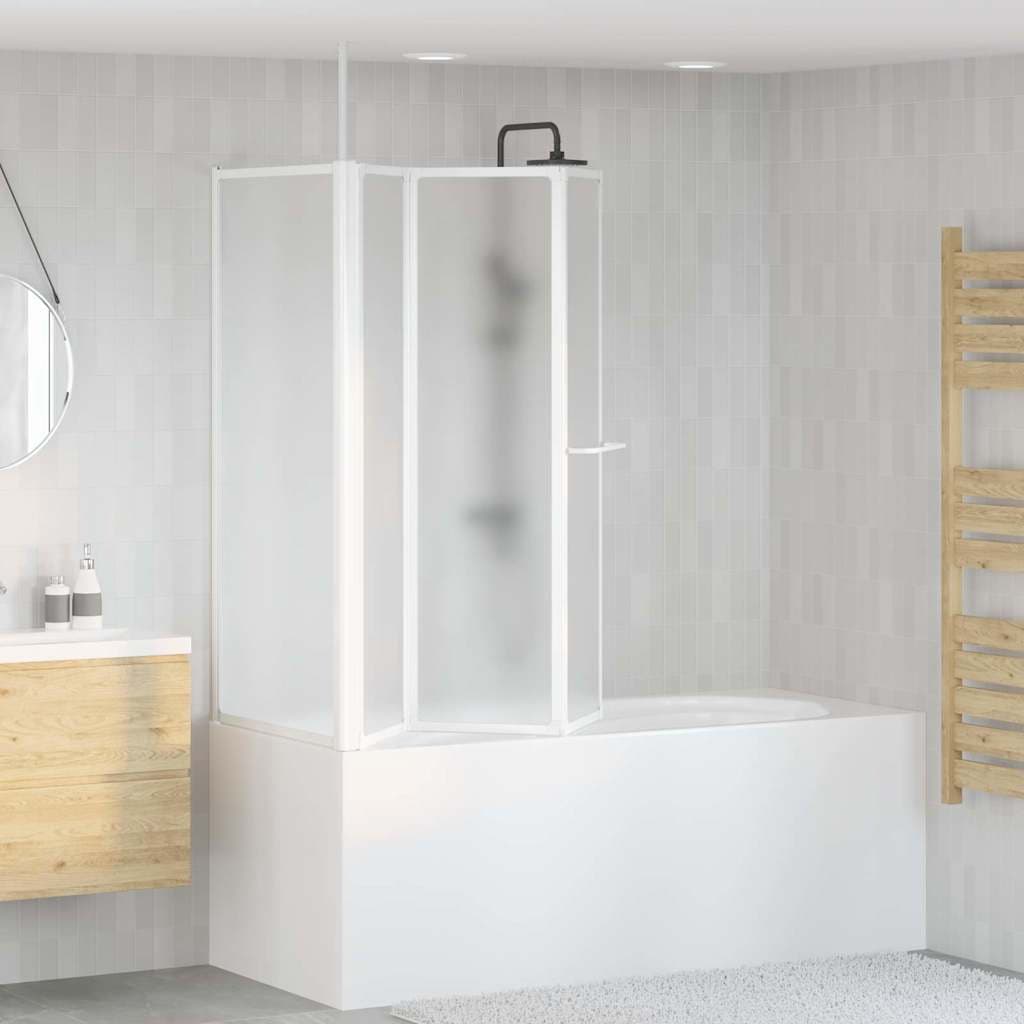 vidaXL Écran de bain Dépoli 120 x 70 x 137 cm Aluminium