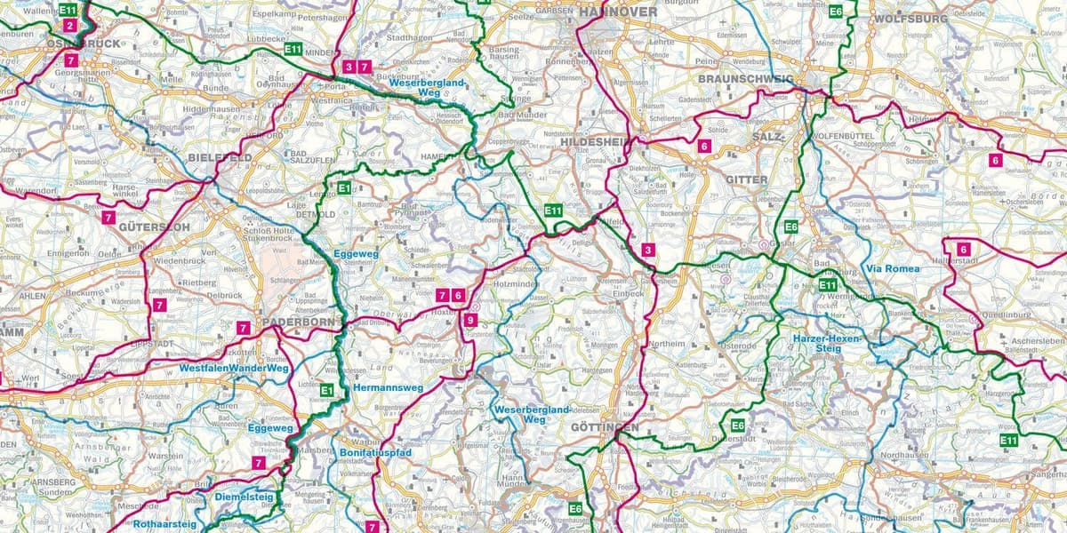 freytag & berndt Langdistanseruter I Tyskland – Turkart (Vannfast)