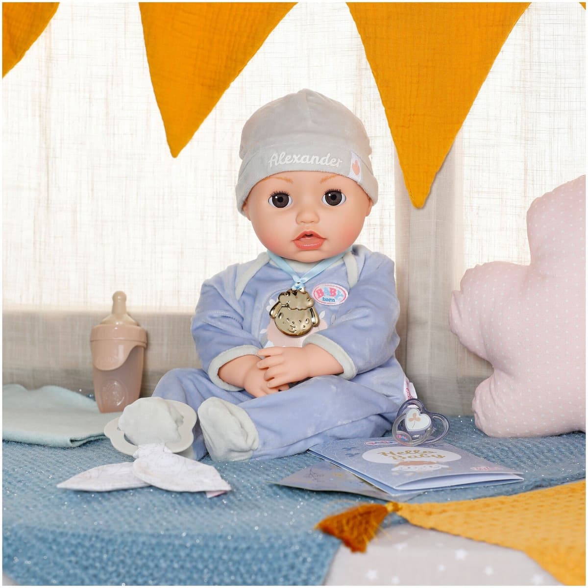 Zapf Creation Baby Annabell Alexander Interactive Baby Doll 43cm for Boys