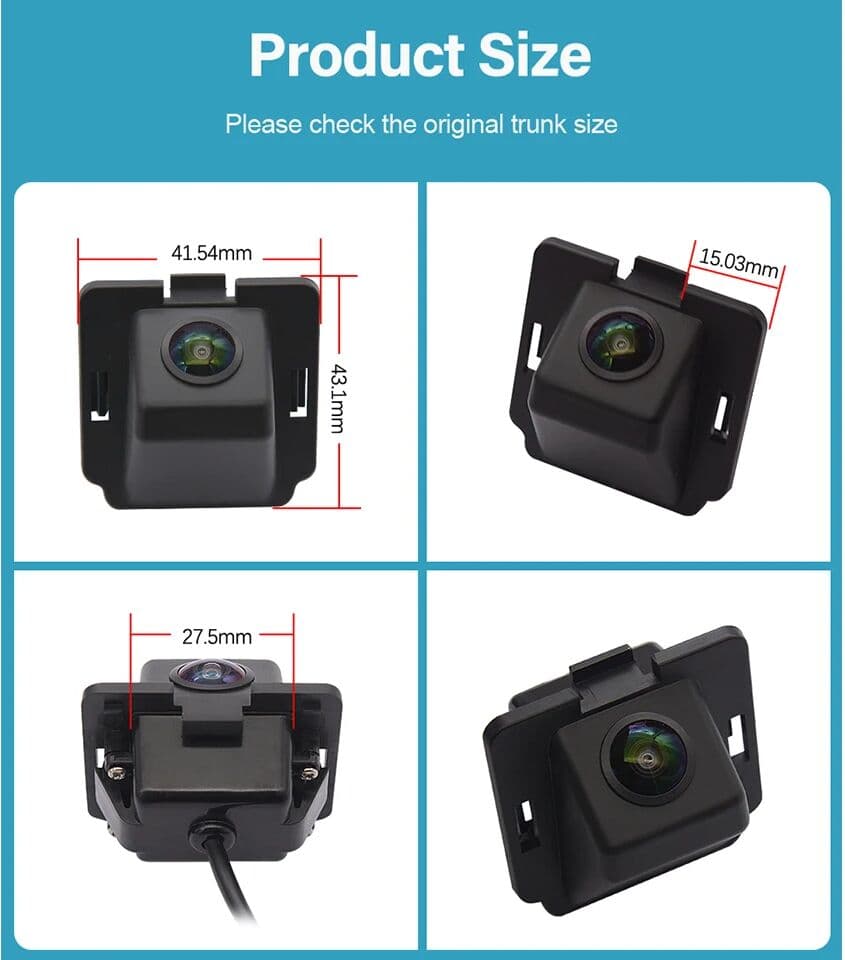 HaiSunny Dynamic Trajectory HD 1080P Rear View Camera For Mitsubishi Outlander XL Citroen C-Crosser Peugeot 4007 Night Vision Car