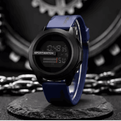 Inspire Essentials TitanMax Luminous Digital Sports Watch dark Blue