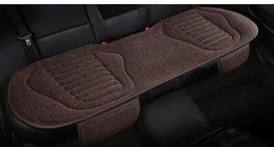 Uplifted Finds Universal Premium Linen Four Season Car Seat Protection System brown Rear Seat