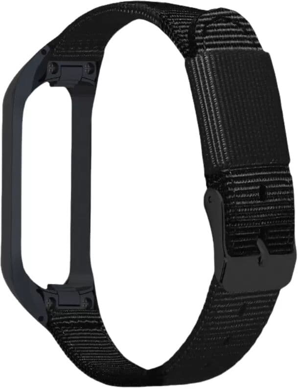 INF Bracelet de montre en toile pour Samsung Galaxy Fit E SM-R375 Le noir