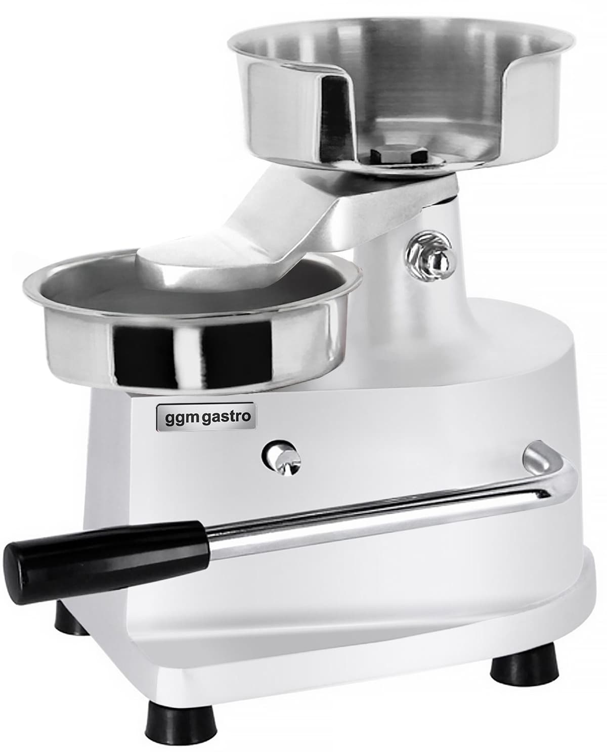 GGM Gastro Hamburgerpers - handmatig - Ø 150mm - RVS zilver