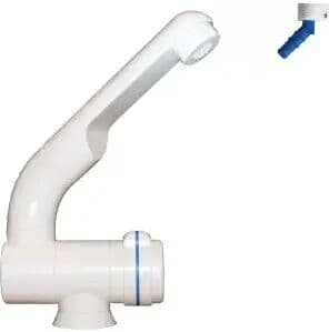 Vannkran Compact Ø20mm M/bryter Hvit Vannkrane Kald Vann