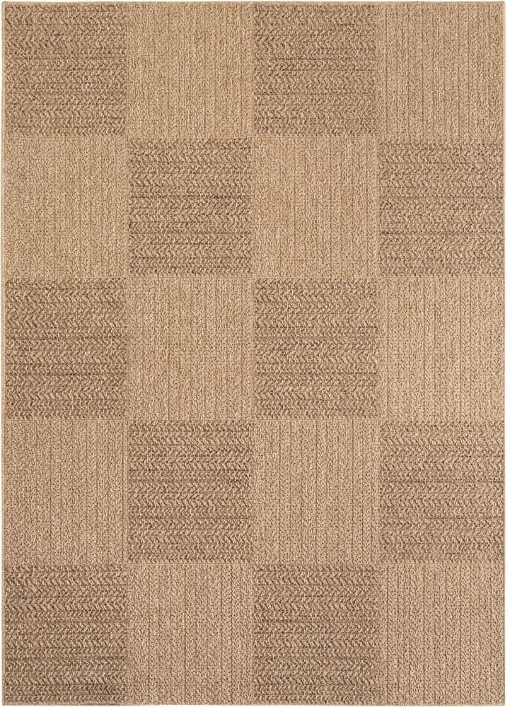 Nazar Tapis intérieur/extérieur aspect jute - 80x150 Beige 150x1x80cm