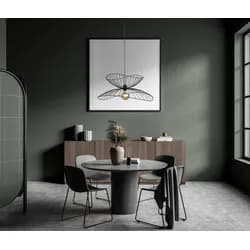 ITALUX PND-34429-1-BK Galia 1xE27 D650mm schwarz