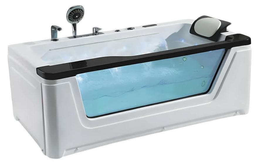 Hydromassagewanne Acrylwanne Whirlpool Komfortwanne Massagewanne 170x90 cm