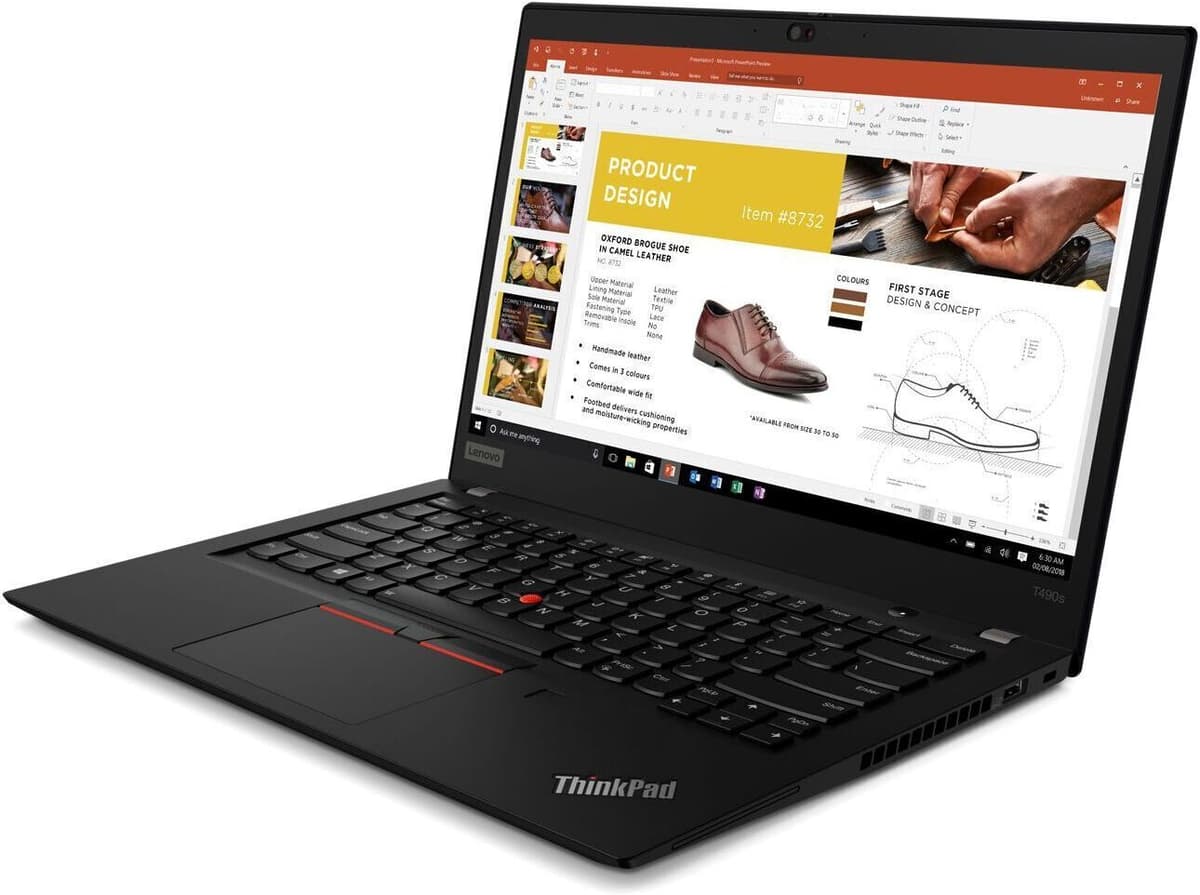 Lenovo ThinkPad T490s   i5-8265U   14"   8 GB   2 TB SSD   Cámara web   Iluminación del teclado   Win 11 Pro   DE - Refurbished