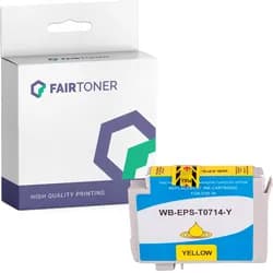 Kompatibel für Epson Stylus SX 415 (C13T07144012 / T0714) Druckerpatrone Gelb