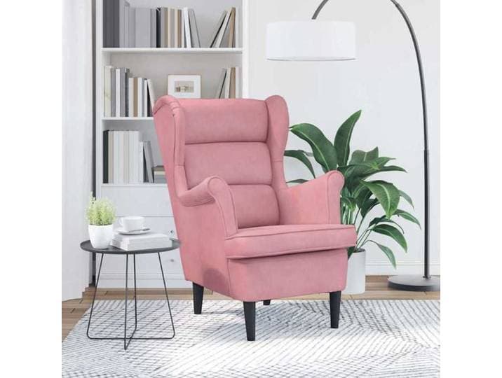 Elégance-Chic Fauteuil - rose - velours - 74 x 84 x 100 cm - Fauteuil salon/Chaise de sofa_001403291