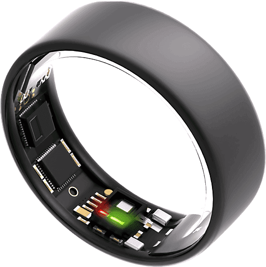 Anillo inteligente - Ultrahuman Ring Air, 24 mAh, Talla 11 (21.46 mm), Hasta 6 días de Autonomía, Resistente al Agua hasta 100m, Matt Grey